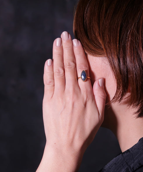 リング 指輪 天然石 マーキス アンリファインド ANTICO ARN017