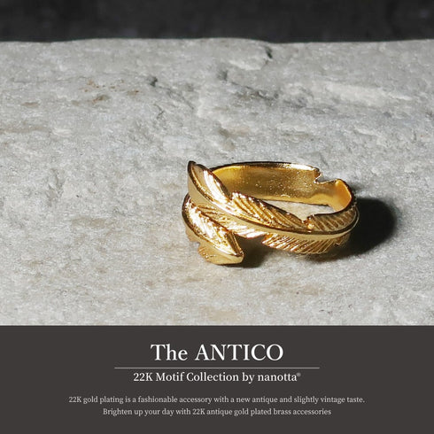 リング 指輪 フェザー ANTICO ARN018