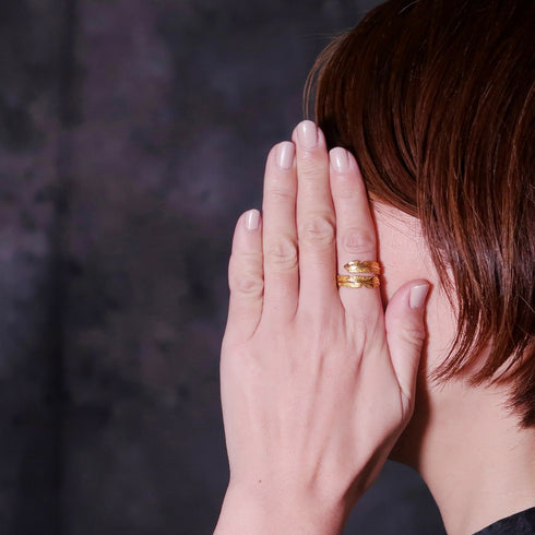 リング 指輪 フェザー ANTICO ARN018