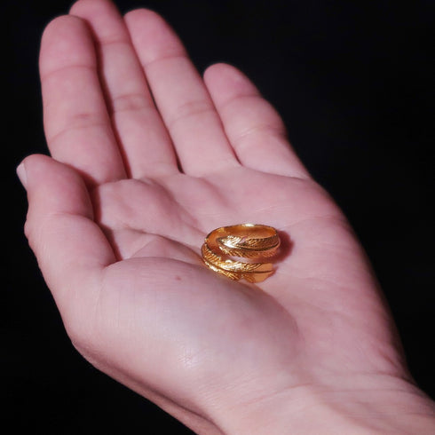 リング 指輪 フェザー ANTICO ARN018