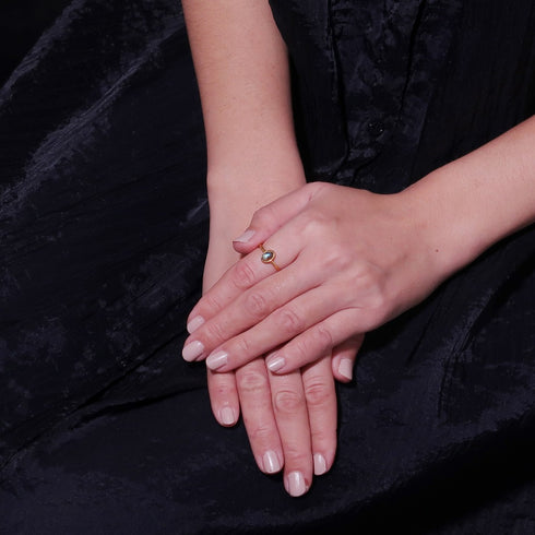 リング 指輪 天然石 オーバル アンリファインド ANTICO ARN024