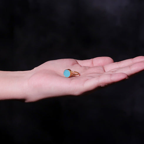 リング 指輪 天然石 ラウンド アンリファインド ANTICO ARN028