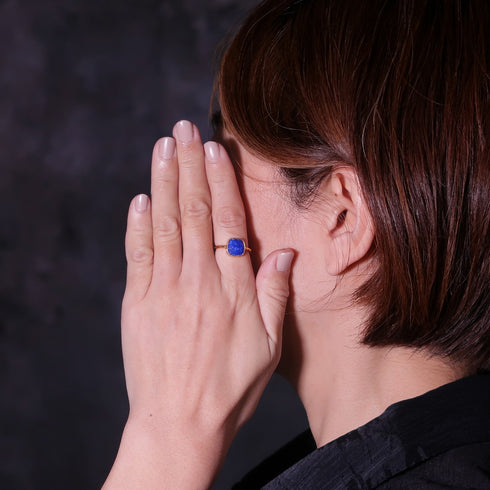 リング 指輪 天然石 スクエア アンリファインド ANTICO ARN030