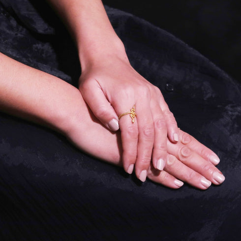 リング 指輪 スネーク 蛇 ANTICO ARN036