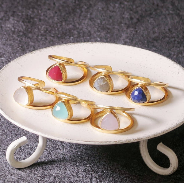 ナノッタ 指輪 アクアカルセドニー ARN038-AQUACH