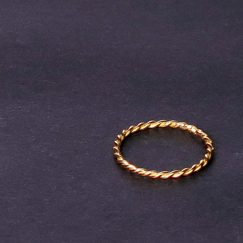 ナノッタ 指輪 ロープ GD ARN039-GD