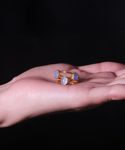 リング 指輪 天然石 オーバル アンリファインド ANTICO ARN040