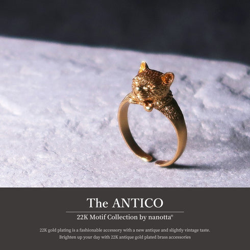 リング 指輪 猫 ANTICO ARN043
