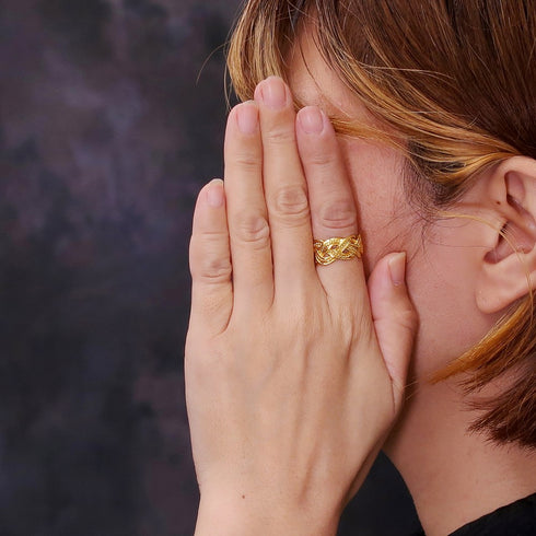 リング 指輪 ロープ ツイスト ANTICO ARN044