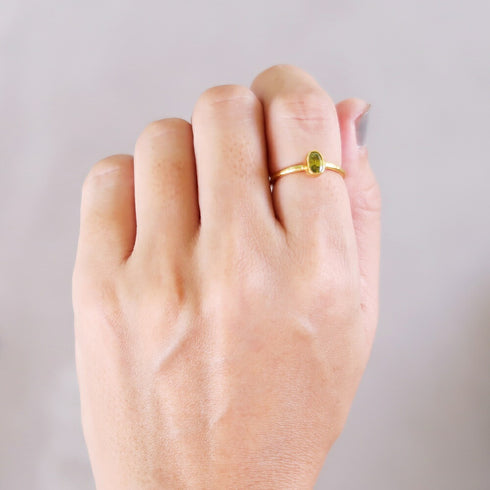 リング 指輪 オーバル ビューティフルジルコニア ANTICO ARN046