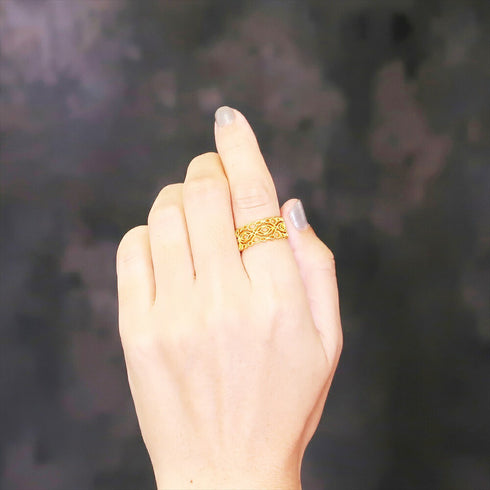 リング 指輪 レース 透かし ANTICO ARN056