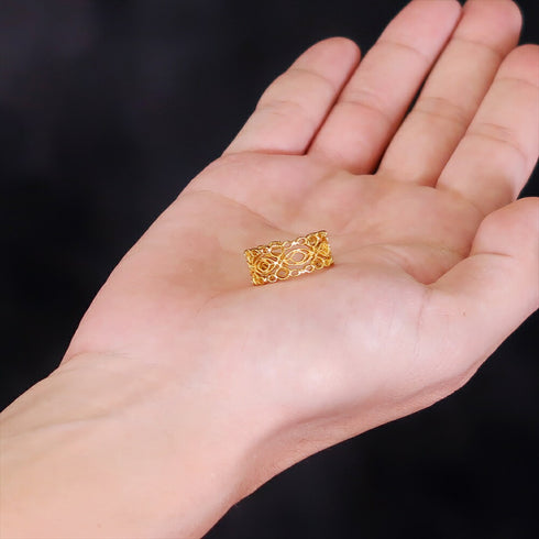 リング 指輪 レース 透かし ANTICO ARN056