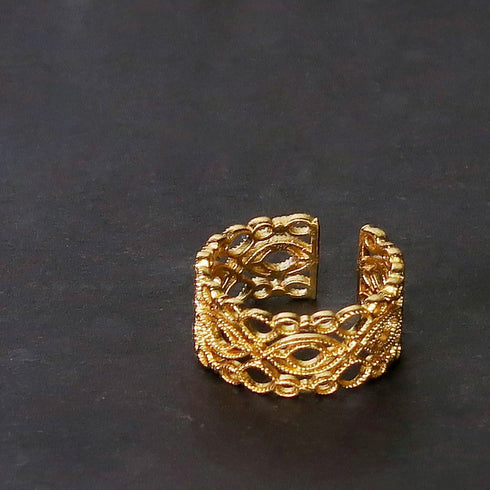 ナノッタ 指輪 ゴールド 透かし模様 ARN056-GD