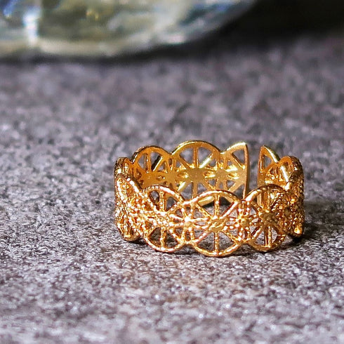 リング 指輪 レース 透かし ANTICO ARN057