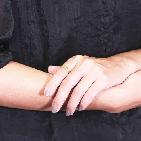 リング 指輪 レース 透かし ANTICO ARN057