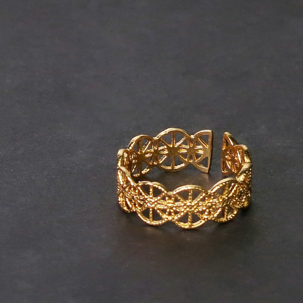 ナノッタ 指輪 ゴールド 透かし模様 ARN057-GD