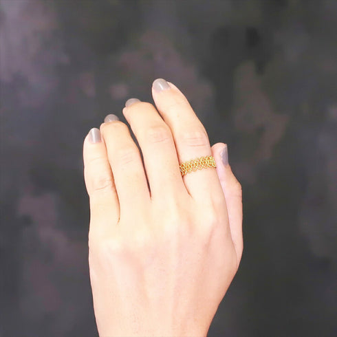 リング 指輪 レース 透かし ANTICO ARN058