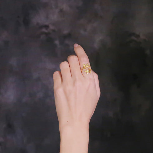 リング 指輪 リーフ ANTICO ARN069