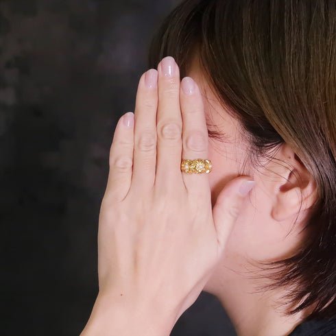 リング 指輪 パール ラウンド 花 ビューティフルジルコニア ANTICO ARN070