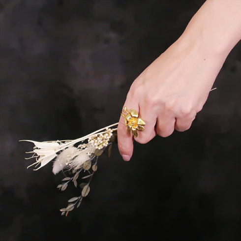 リング 指輪 フォークリング 花 ANTICO ARN082