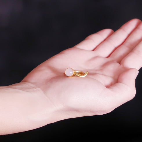 リング 指輪 天然石 ラウンド レイヤード アンリファインド ANTICO ARN086