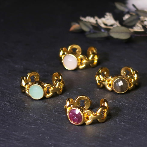 ナノッタ 指輪 アクアカルセドニー ARN091-AQUACH