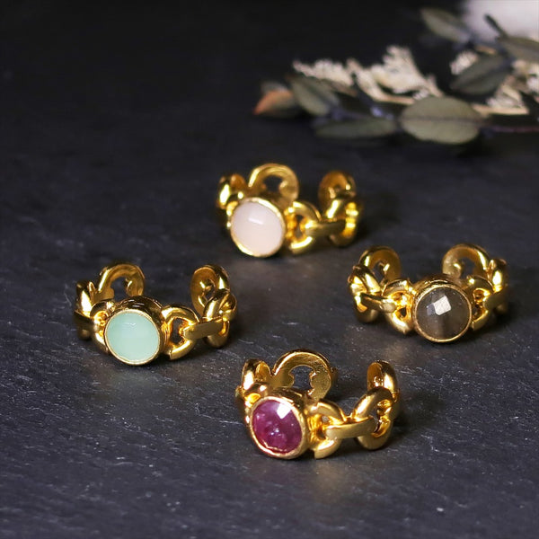 ナノッタ 指輪 アクアカルセドニー ARN091-AQUACH