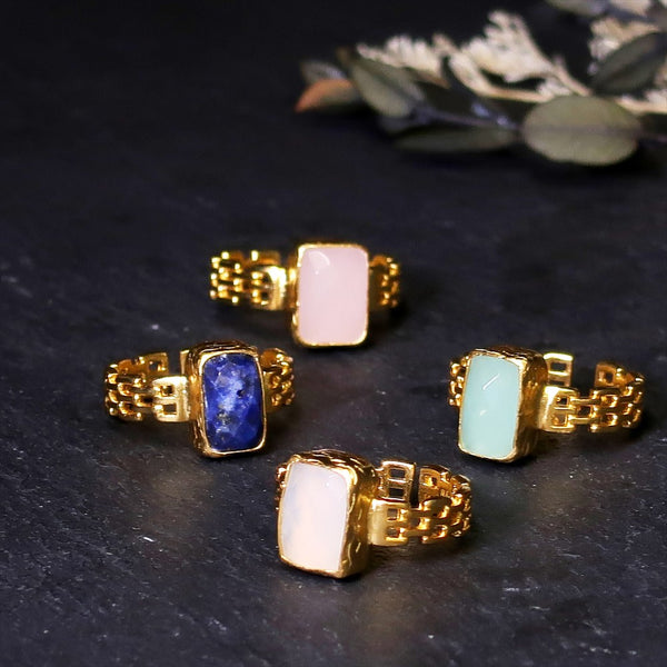 ナノッタ 指輪 アクアカルセドニー ARN092-AQUACH