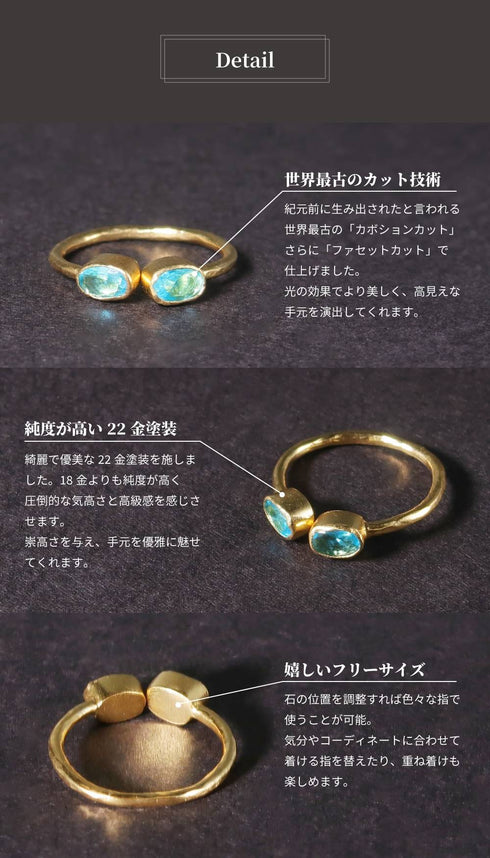 リング 指輪 オーバル フォークリング ビューティフルジルコニア ANTICO ARN095