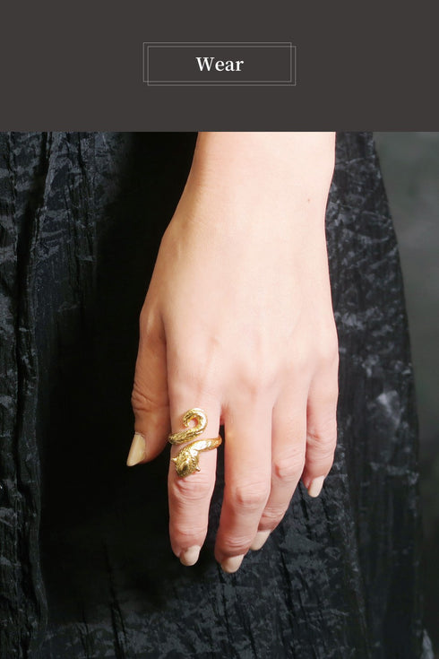 リング 指輪 スネーク 蛇 ANTICO ARN097