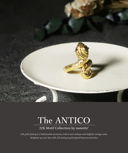 リング 指輪 スネーク 蛇 ANTICO ARN097