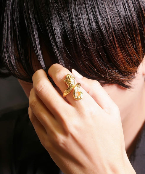 リング 指輪 スネーク 蛇 ANTICO ARN097