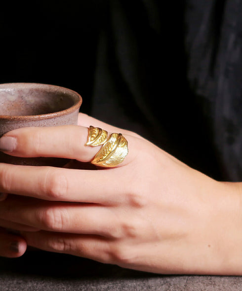 リング 指輪 リーフ ANTICO ARN100