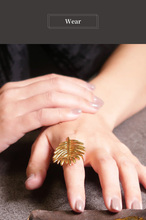 リング 指輪 リーフ ANTICO ARN103