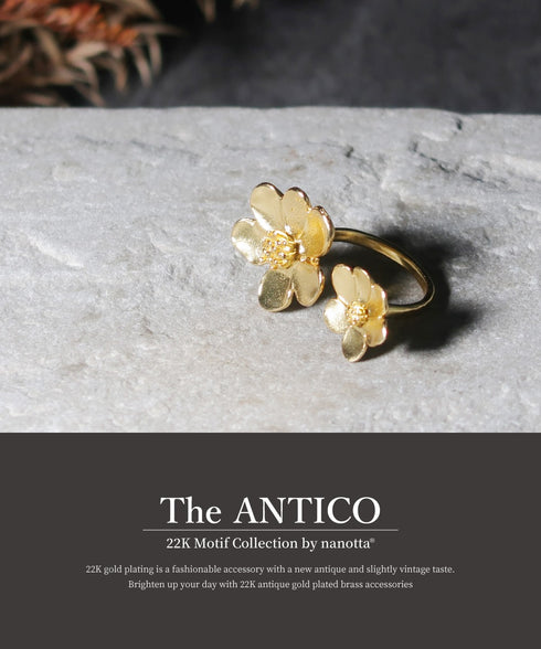 リング 指輪 フォークリング 花 ANTICO ARN107