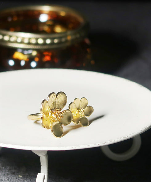 リング 指輪 フォークリング 花 ANTICO ARN107