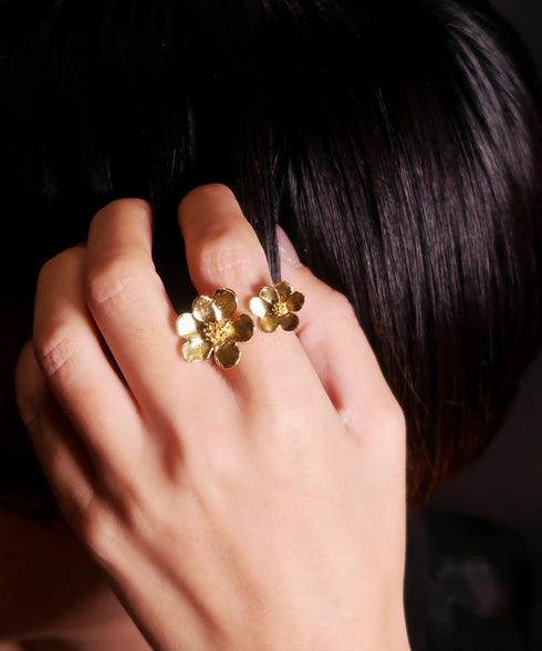 リング 指輪 フォークリング 花 ANTICO ARN107