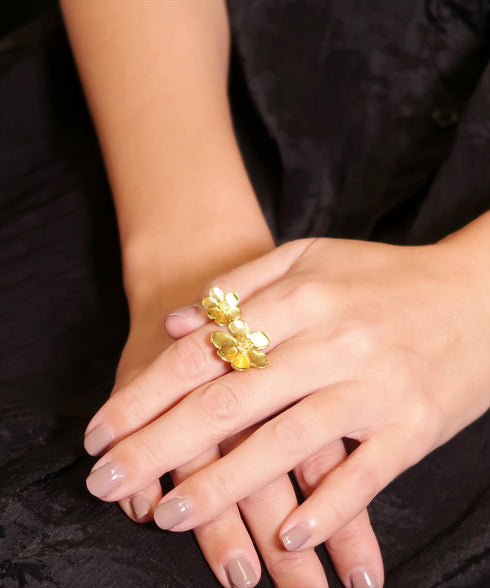 リング 指輪 フォークリング 花 ANTICO ARN107