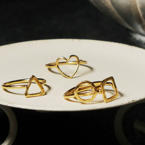 ナノッタ 指輪 ゴールド スクエア ARN111-GDSQU