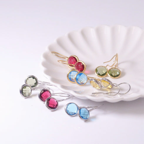 ナノッタ ピアス ハイドロ ブルートパーズ GD ASE001-SE004-GDBLUET