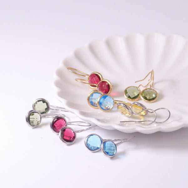 ナノッタ ピアス ハイドロ ブルートパーズ GD ASE001-SE004-GDBLUET