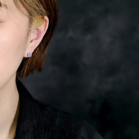 ピアス 天然石 ラウンド ANTICO ASE004