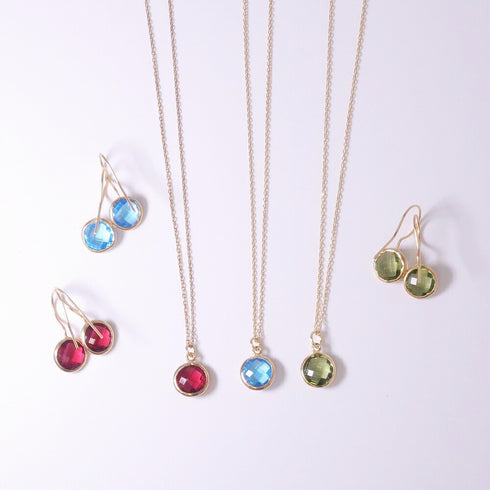 ネックレス 天然石 ラウンド チェーン うるうるクォーツ ANTICO ASN001