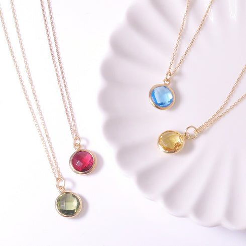 ネックレス 天然石 ラウンド チェーン うるうるクォーツ ANTICO ASN001