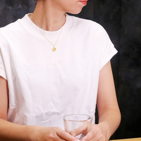 ネックレス 天然石 ラウンド チェーン うるうるクォーツ ANTICO ASN001