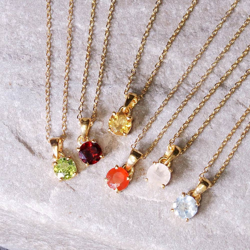 ネックレス 天然石 ラウンド チェーン ANTICO ASN004