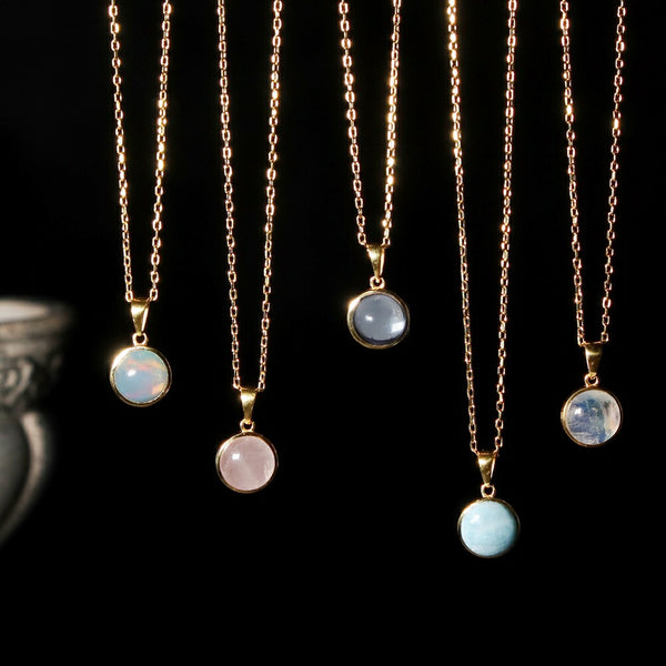 ナノッタ ネックレス ブルートパーズ 40cm+アジャ5 ASN011-BLUETO