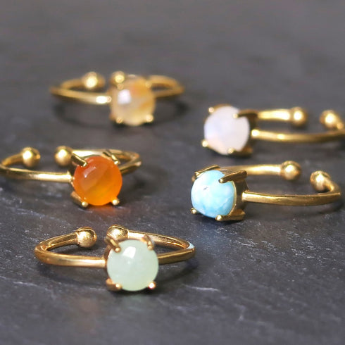 リング 指輪 天然石 ラウンド ANTICO ASR005