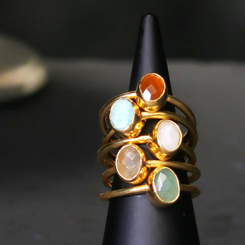 ナノッタ 指輪 アベンチュリン オーバル フクリン GD ASR007-SR065-AVENTU