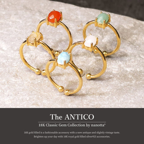 リング 指輪 天然石 オーバル ANTICO ASR008